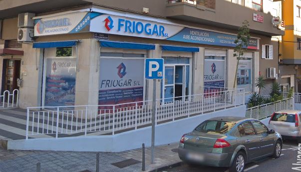 Fachada de la tienda de Friogar en Santa Cruz de Tenerife